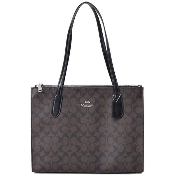 Amazon | コーチ バッグ COACH コーティングキャンバス レザー  