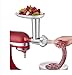 Metal Food Meat Grinder Attachment for KitchenAid Stand Mixers - Included Sausage Stuffer Accessory