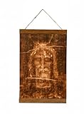 Jesus Christ Face Shroud of Turin Canvas Print - Christian Religious Wall Art - Wood Framed - 11.8' x 15.7' - Cotton Canvas - Spiritual Gift