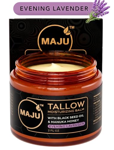 MAJU Tallow Honey Balm, Evening Lavender (2 oz)