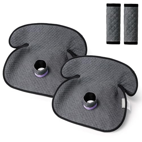 TinlyFinly Baby Potty Training Car Seat Protector Cover, 2 Pack, Dark Gray