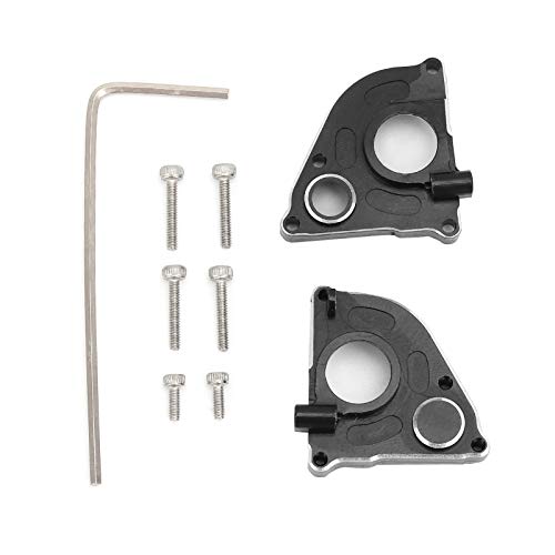 Preisvergleich Produktbild wosume Getriebeschale aus Aluminiumlegierung, Getriebeschale, 21x21x7mm Abnehmbares 1 / 24 RC-Auto für Axial SCX24 90081