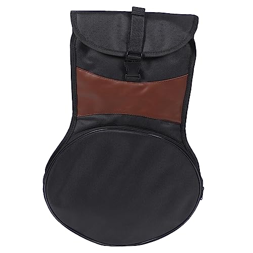 VANZACK Durable Oxford Cloth Dumb Drum Carrying Case Portable Storage Bag for Drum Pads Accessories Lightweight Zippered Protective Design for Musicians