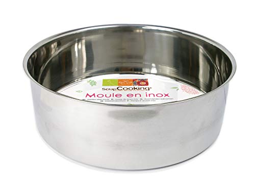 Scrapcooking 1901 Moule, Acier Inoxydable, Inox, 18 cm