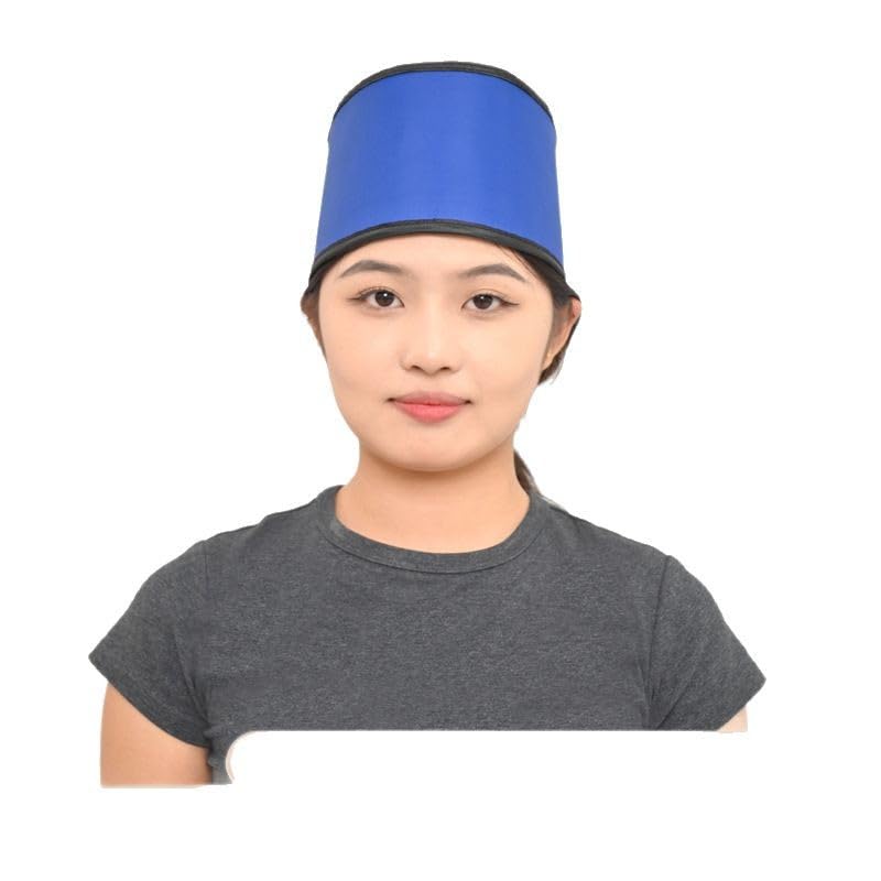Radioprotezione Cuffia Piombata E Protezione Tiroide, 0.35/0.5mmpb Protezione Raggi X Per Odontoiatria, Radiologia, CT & Clinica, Leggero Blu Unisex(Lead cap 0.5mmpb)