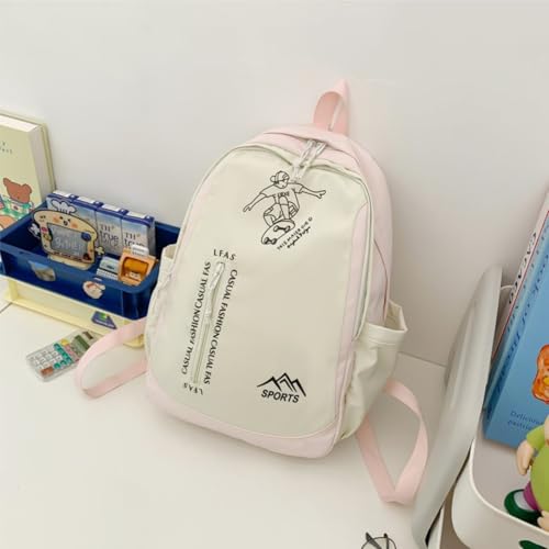 Image of Tinttot 30 Litre, Japanese Korean Style Capybara Niche College Students Light weight School bag Women's Travel Backpack