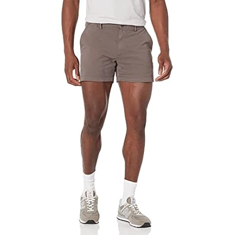 Amazon Essentials Men's Slim-Fit Chino Shorts Cover