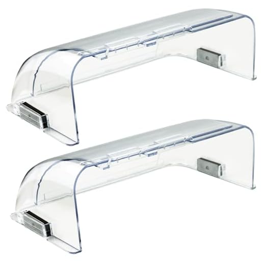 Binazon Heating & Air Vent Deflector for Vents, Sidewall, Ceiling, Floor Registers - Adjust Between 9"-14", Magnetic Vent Covers for Air Conditioning, Heat, AC, Floor, Under Furniture (2 Pack Clear)