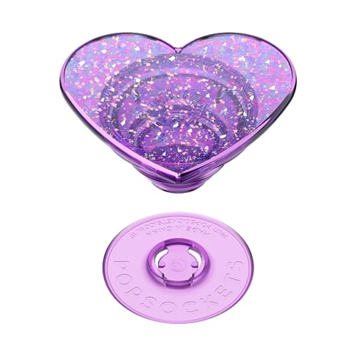 Image of PopSockets Adhesive Phone Grip, Holder, Phone Stand, Heart - Confetti Heart