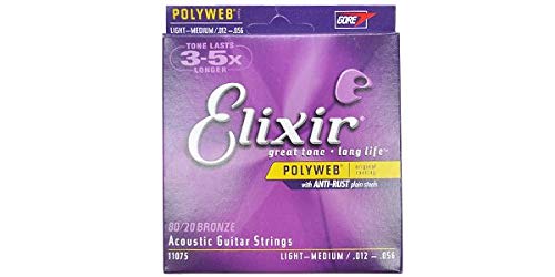 ELIXIR (GNT[) AR[XeBbNM^[ POLYWEB 80/20 Bronze LIGHT MEDIUM #11075