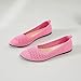 hash bubbie Women's Flats Shoes Women Comfortable Dress Shoes Pointed Toe Flats Ballet Mesh Knit Flat Dressy Slip on Business Casual Shoes (Pink,US8)