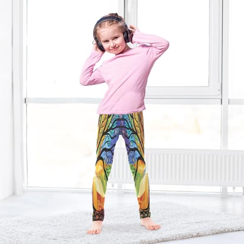 Toddler Girls Leggings Printed Yoga Pants Leggings Tree with Vibrant Branches for Kids4