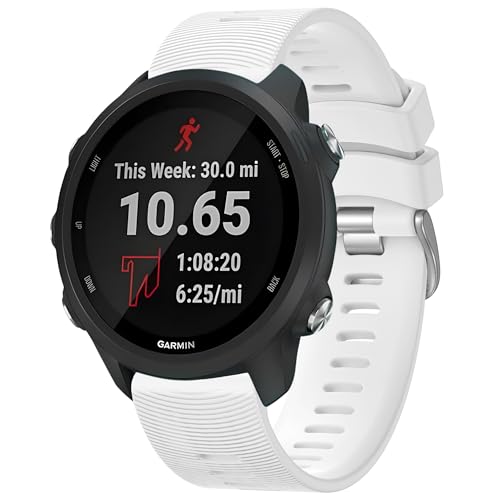 Correa de silicona compatible con Garmin Forerunner 245/645 miniatura 1