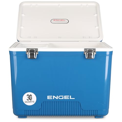 Engel UC30 30-Quart Insulated Cooler - Leak-Proof Air-Tight Drybox with Hard Shell, Portable Ice