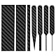 7 Stück Modellbau Werkzeug Set,Modellbau Zubehör,Kohlefaser Schleifstab Set,Professionelle Schleifstäbe für Hobby Modellbau, für Klebriges Schleifpapier (Schwarz)