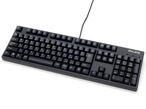 FILCO Majestouch+(プラス) 日本語配列 108キー かな刻印あり フルサイズ CHERRY MX静音赤軸 Nキーロールオーバー対応 USB&PS/2 ブラック FKBN108MPS/JMBH の商品画像 2