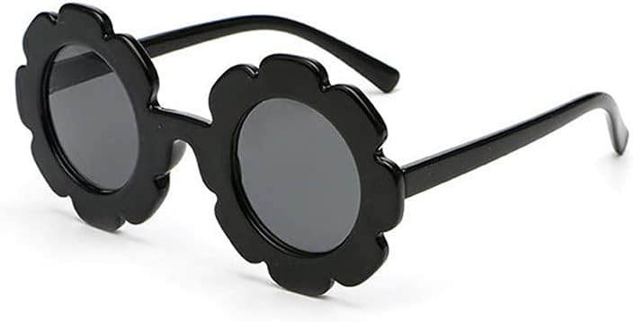 Toddler Kids Baby Boys Girls Sunglasses Round Flower Cute Glasses UV 400 Protection Eyewear
