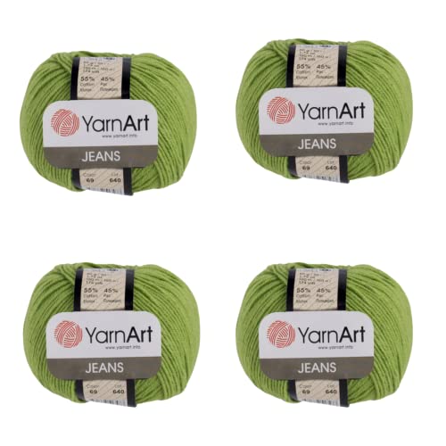 Image of YarnArt Cotton Blend Amigurumi Yarn - Cotton Acrylic Blend Yarn for Knitting & Crochet, Soft & Durable Yarn for Amigurumi, Baby Items and Garments