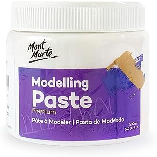 Mont Marte Pasta strukturalna 500 ml  biała  tworzy gładką teksturę  nadaje się do malowania akrylowego i olejnego  pasta do modelowania płótna