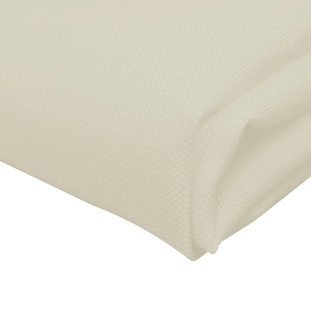 Cremefarbene Stoffservietten aus Polyester, 50 x 50 cm, 25er Set für Tischdeko bei Hochzeit, Geburtstag und Gastronomie, knitterarm, maschinenwaschbar