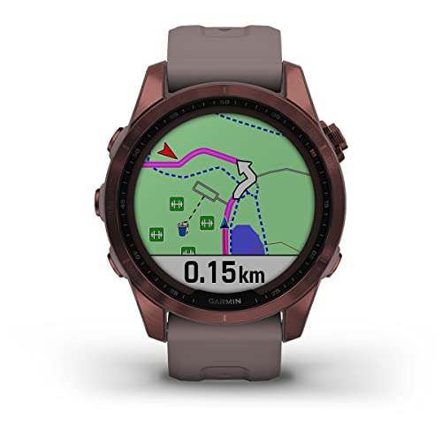 Garmin Fenix 7S Sapphire Solar - Bronce Titanio