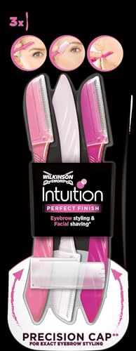 2. Bild von Wilkinson Sword - Intuition Augenbrauenformer für Frauen, 3 Rasierer, Gesichtshaarentferner und -trimmer, Peeling-Dermaplaning-Tool 1 stück (3er Pack)