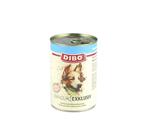 DIBO - EXKLUSIV KÄNGURU, 400g-Dose aus reinem Muskelfleisch – Single Protein, DIBO-Qualität