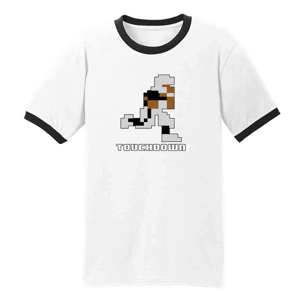 Pop Threads Tecmo Bo 8-Bit Retro Video Game Gamer Football Graphic Tee T-Shirt for Men