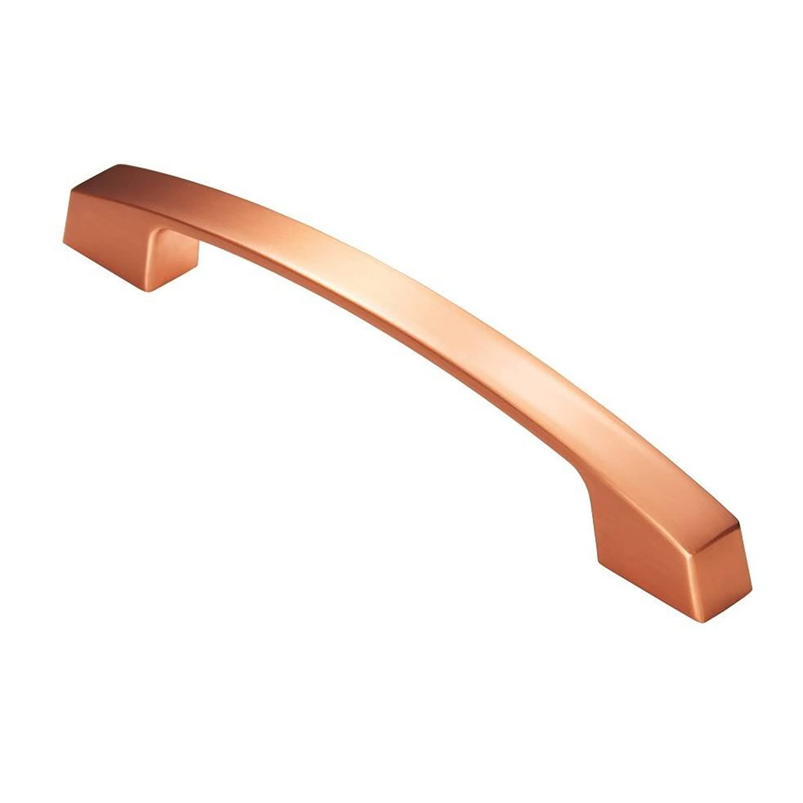 Fingertip Design Satin Copper Bridge Cabinet Pull Handle, 160 Mm Hole Centres,