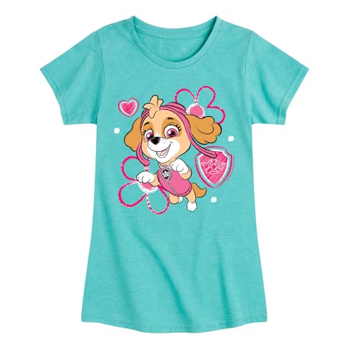 HYBRID APPAREL - Paw Patrol - Skye Sketch - Toddler & Youth Girls Short Sleeve Graphic T-Shirt