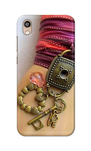 Image of Girl Hand with Keychain Hard Back Case Cover for Honor 8S / Huawei Y5 (2019), AMN-LX9, AMN-LX1, AMN-LX2, AMN-LX3 Back Cover -(J5) VNS2228