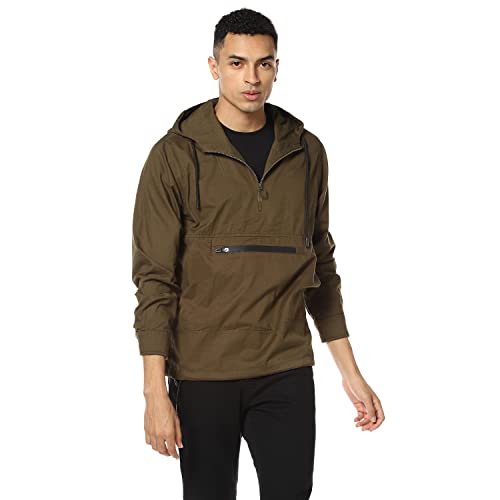 Image of Campus Sutra Men Polyester Standard Length Jacket