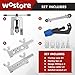 Wostore Flaring Swage Tool Kit for Copper Plastic Aluminum Pipe With Tubing Cutter & Ratchet Wrench