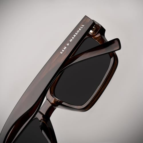 Image of SAM AND MARSHALL TROY Sunglasses I 400UV Protection I Rectangle Shape Sunglass I Men & Women