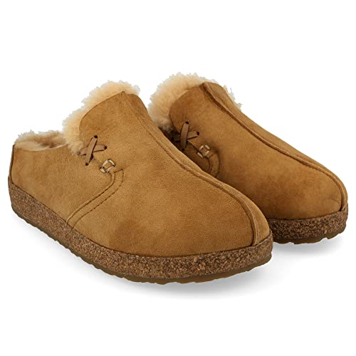 HAFLINGER Women's Saskatchewan Shearling Clogs3