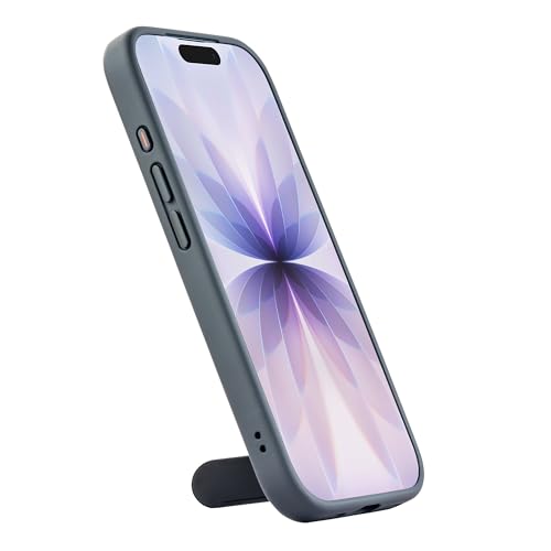 Image of TEKNE Hybrid Frost Matte Polycarbonate Case for iPhone 17 | MagSafe Compatible | 6ft Drop Protection | Anti-Fingerprint | Shockproof Corners | Ultra Slim Back Cover (Black)