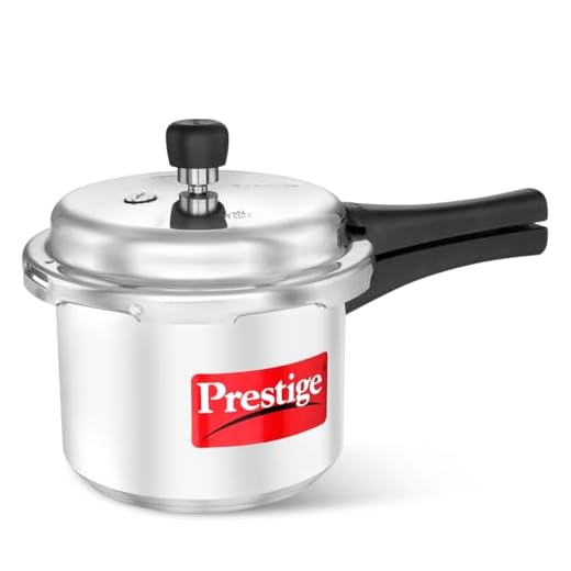Prestige Popular Aluminium Pressure Cooker, 3 Litres, Silver