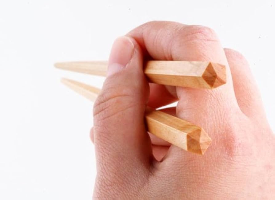 Amazon | プラム工芸 岩手 オノオレカンバ（斧折樺） 五角箸（小