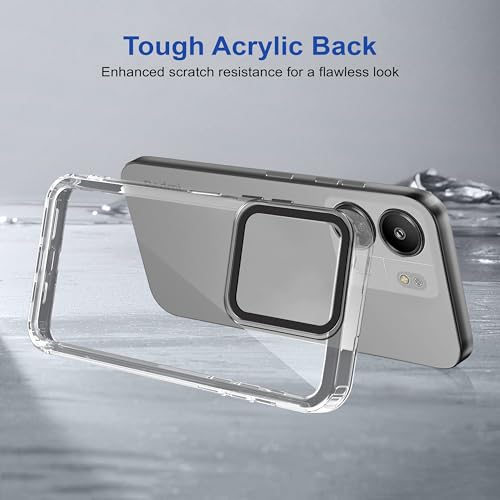 Image of amazon basics Back Case Cover for Mi Redmi 13C 4G (TPU + PC Clear)