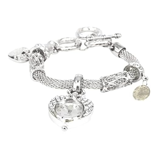 POPETPOP Reloj Mujer Barato Reloj Mujer Dorado para Relojes Reloj de para Reloj de de en Forma de con de Cristal Reloj con Abalorios Vintage Mujer Reloj Diamantes