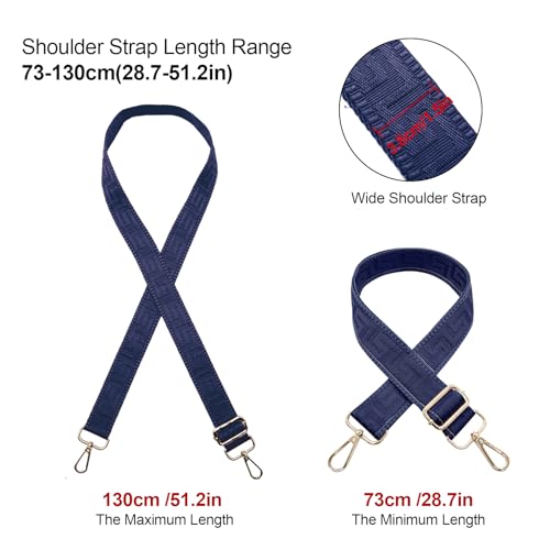 Image of Long Keeper Purse Strap Wide 3.8cm Shoulder Strap Crossbody Bag Strap Replacement Adjustable Guitar Straps for Women Handbags