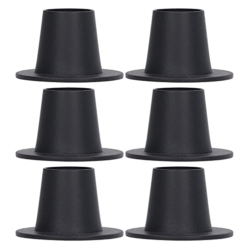 [Elegante finitura nera opaca] Con un sofisticato rivestimento nero opaco, questi titolari di candele trasudano un'eleganza discreta. La finitura liscia aggiunge un tocco di minimalismo moderno a qualsiasi spazio, completando vari stili di arredamento dal rustico al contemporaneo.
