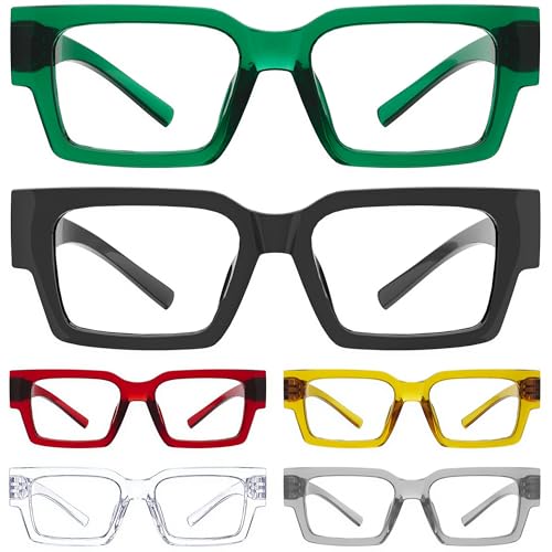 Eyekepper Reading Glasses Men 2.00 Readers for Women 6 Pack Stylish