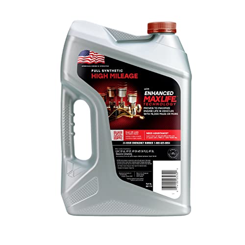 Image of Valvoline Full Synthetic High Mileage with MaxLife Technology SAE 10W-30 Motor Oil 5 QT (Pack of 2)