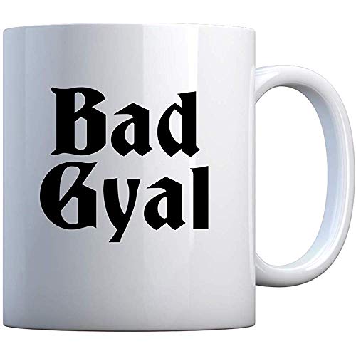 Taza Bad Gyal 11oz Pearl White Gift Mug