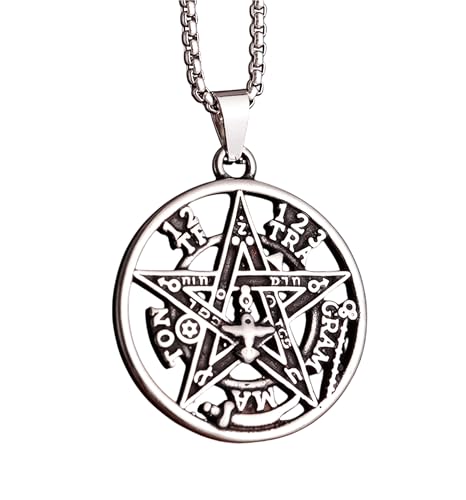 Only faith Collar Tetragramatón Para Hombre Amuleto de
