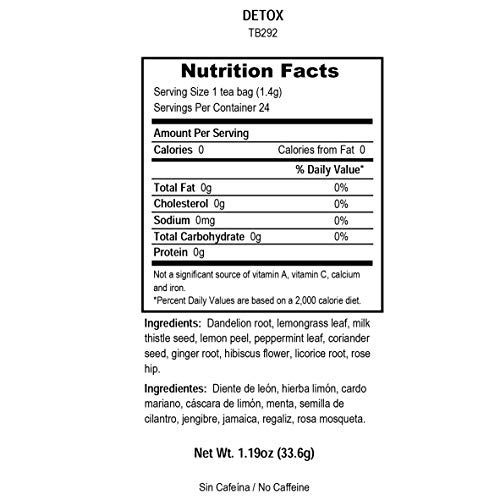 Detox With Dandelion Root Tadin Tea 24 Bags #TOP3