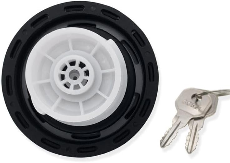 Miniatura 6 de Tapa de gas con bloqueo, tapa de combustible de bloqueo de repuesto 5278655AA para Dodge Jeep Chrysler Durango Jeep Wrangler JK TJ Liberty Chrysler