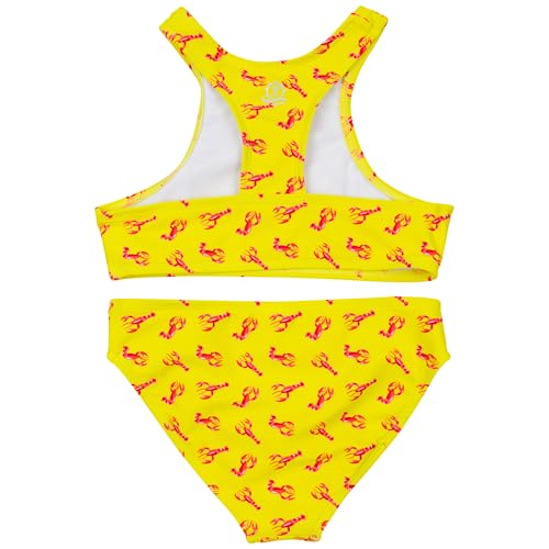 Image of SwimZip Girls' Halter Top and Bikini Bottom 2 Piece Set UPF 50+ Sun Protection
