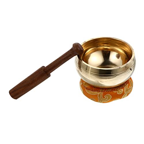 TOGEVAL 1 セット 用仏教音椀 チベット仏教のボウル リラクゼーションボウル 禅茶碗 ヨガボウルの音 チベット ボウル ネパール relax よが 仏教用品 音楽ボウル お椀 銅